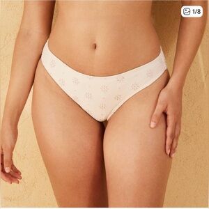 NWT SHADE & SHORE Elegant Cream Women's Intimate Briefs